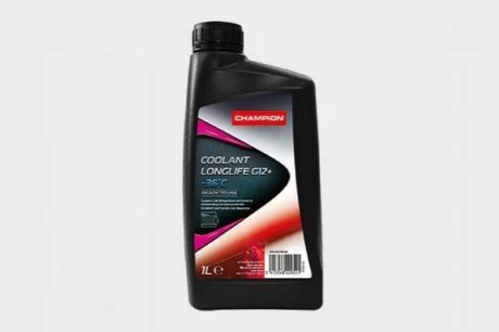 Фото 1 - coolant longlife g12+ -36°c 1l(х12) CHAMPION 8229541 COOLANT LONGLIFE G12+ -36°C 1L(х12) CHAMPION 8229541 (фото 1)