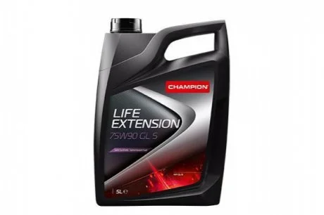 LIFE EXTENSION 75W90 GL 5 5L(х4) CHAMPION 8203800