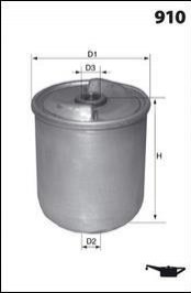 Фільтр оливи (аналог51417E/OZ1D) MECAFILTER EHC8500 (фото 1)