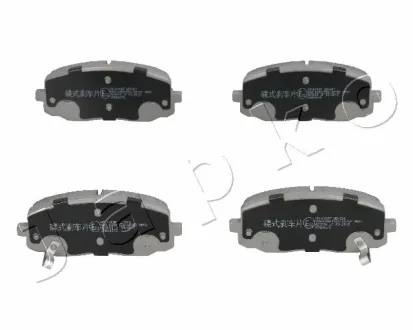 Тормозные колодки передние Hyundai i10 1.0- 1.2 (07-16) / KIA Picanto I 1.0, 1.1 (04-) JAPKO 50K10