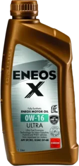 Олива моторна 0W-16 ENEOS X ULTRA API SN/SN Plus, ILSAC GF-6B, 1л, синт. Eneos EU0020401N