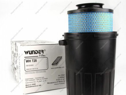 Фільтр повітряний Wunder-filter WH 728