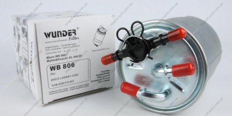 Фільтр паливний Wunder-filter WB 806