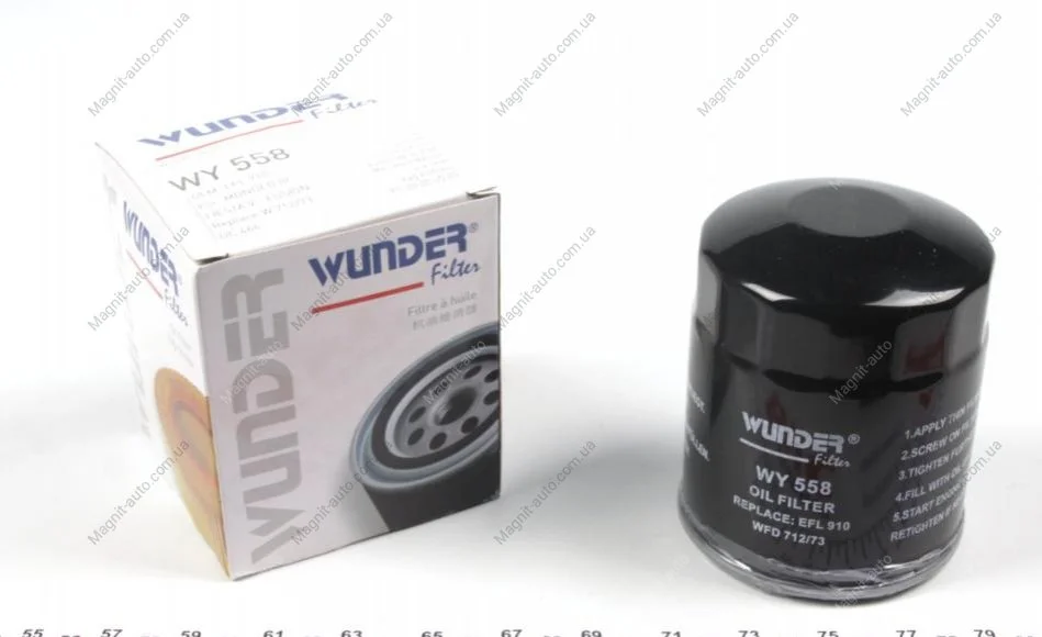 Фильтр масляный Wunder-filter WY 558 (фото 1)