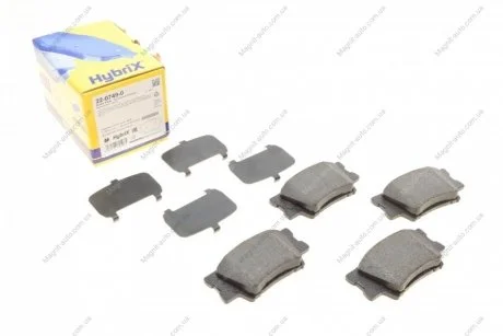 Комплект гальмівних колодок Metelli 22-0749-0