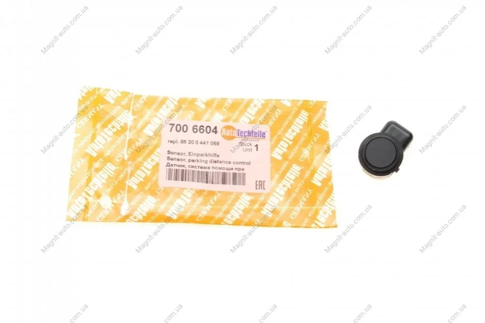 Датчик паркування, BMW (E60), 07-10; (E70), 06-13; (E83), 06-11 AUTOTECHTEILE 700 6604 (фото 1)