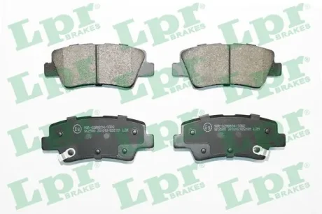 Колодки гальмівні дискові задні Hyundai Tucson (15-20)/ Kia Sportage IV LPR 05P2181