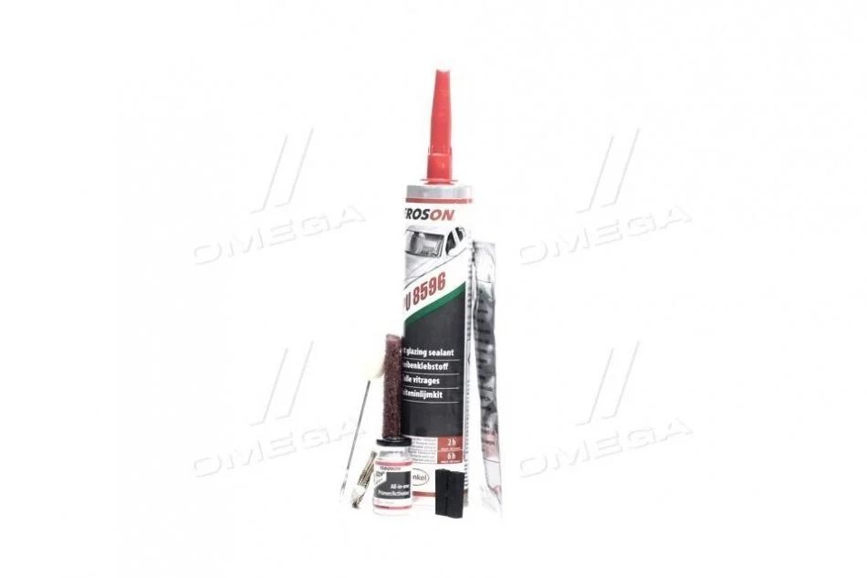 Вклейка стекол TEROSON BOND120 SET (PU 8596) (покращений, 2/6 годин, 2 сертиф.TUV, зі струною) набір Teroson 2669223 (фото 1)