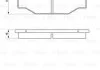 TOYOTA Колодки тормозные передние Hiace II,Hilux II,VW Taro 89- BOSCH 0986424382 (фото 12)