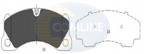 - Гальмівні колодки до дисків Comline CBP06039