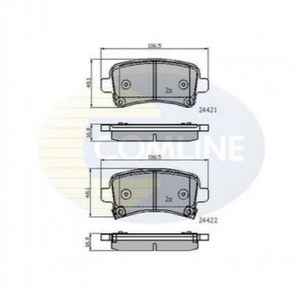 - Гальмівні колодки до дисків Comline CBP31795