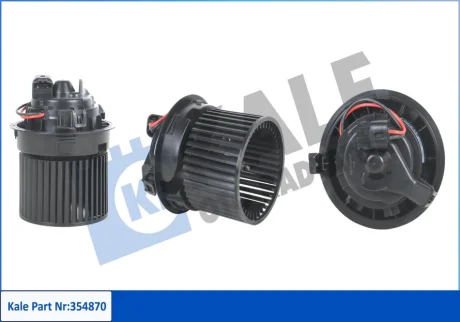 Вентилятор обігрівача салону Renault Duster (10-), Logan (13-), Sandero (13-) з кондиціонером (ver. Valeo) KALE OTO RADYATOR Kale oto radyator 354870