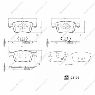 FEBI торм. кол. пер. FORD FOCUS 1.0 EcoBoost 18- FEBI BILSTEIN 172179
