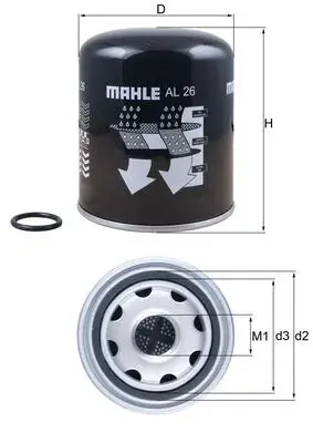 (MAHLE) MAHLE / KNECHT AL26 (фото 1)