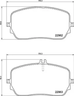 Гальмівні колодки дискові BREMBO P50 149