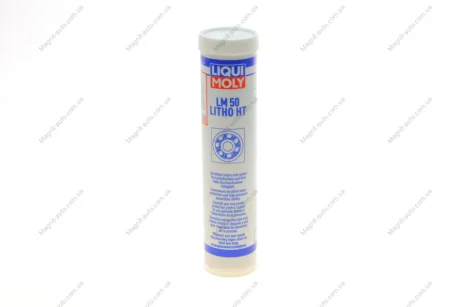 ВИСОКОТЕМПЕРАТУРНЕ МАСТИЛО ДЛЯ ПІДШИПНИКІВ СТУПИЦЬ LM 50 LITHO HT 0,4КГ LIQUI MOLY 3406