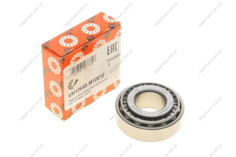 Підшипник КПП роликовий FAG KM12649.M12610