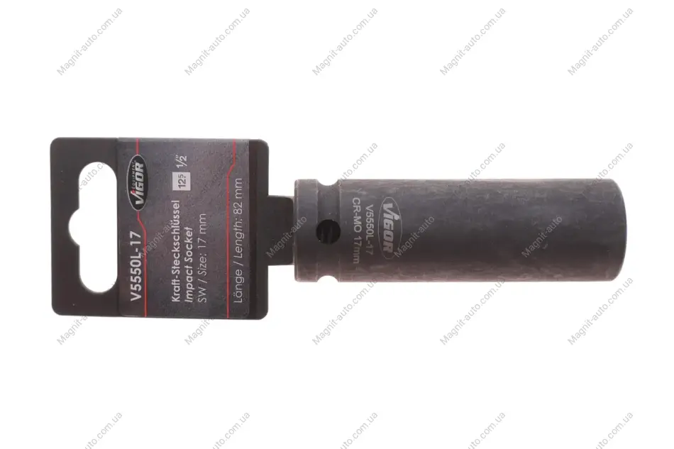 Головка ударна Vigor V5550L-17 (фото 1)