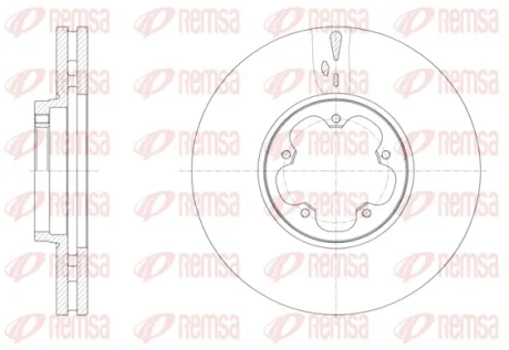 Диск тормозной REMSA 61565.10