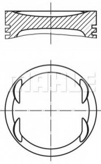 Поршень MAHLE / KNECHT 030 99 02