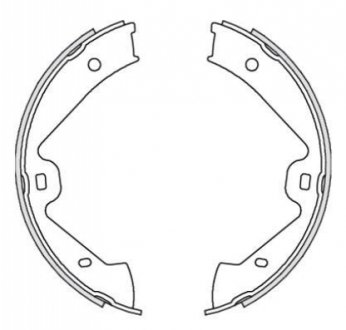 Колодки гальмівні барабанні REMSA 4675.00