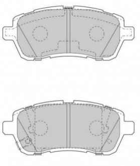 MAZDA Тормозные колодки передн.Mazda 2,Suzuki Swift III, IV,Daihatsu Materia Jurid 573648J