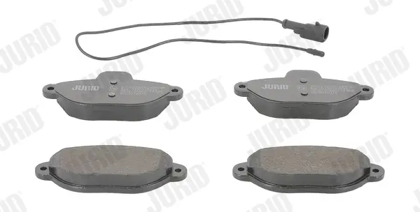 JURID FIAT Тормозные колодки передние Panda 03-,Punto 93- Jurid 571523D (фото 1)