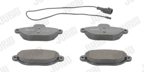 JURID FIAT Тормозные колодки передние Panda 03-,Punto 93- Jurid 571523D