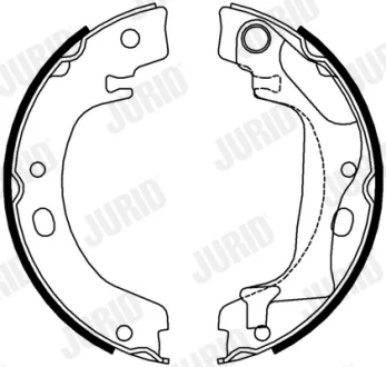 JURID Колодки ручного тормоза TOYOTA Corolla 02- Jurid 362631J