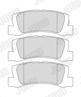 TOYOTA Тормозные колодки задн.Corolla 97- Jurid 572182J