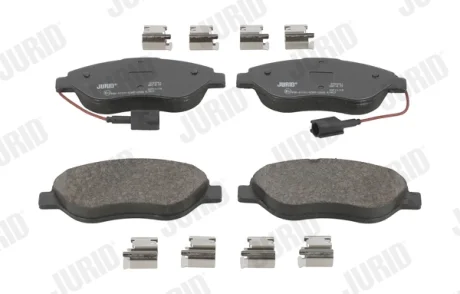 JURID FIAT Тормозные колодки пер. Bravo, Stilo Jurid 573076J