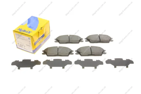 Комплект тормозных колодок (дисковых).) Metelli 22-0081-0