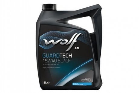 GUARDTECH 15W40 SL/CF 5Lx4 Wolf 8300318