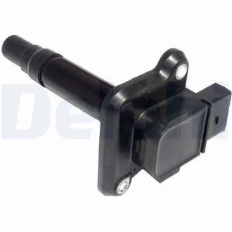 Котушка запалювання AUDI A3, A6 C5, A8 D2, TT SEAT ALHAMBRA, CORDOBA, IBIZA II, LEON, TOLEDO II SKODA OCTAVIA I VW GOLF IV, NEW BEETLE, SHARAN 1.8/3.7/4.2 12.96-12.10 Delphi GN10294-12B1