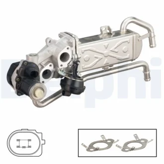 DELPHI VW Клапан EGR Audi A1/3,Skoda Fabia II,Roomster,Polo 1.2/1.6TDI 09- Delphi EG10589-12B1