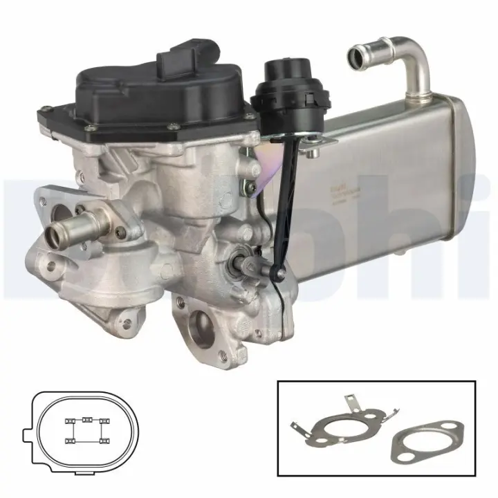 DELPHI VW Модуль EGR Audi A4/5/6,Q5 2.0TDI 08- Delphi EG10584-12B1 (фото 1)