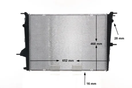 Радіатор охолоджування MAHLE / KNECHT CR 1197 000S