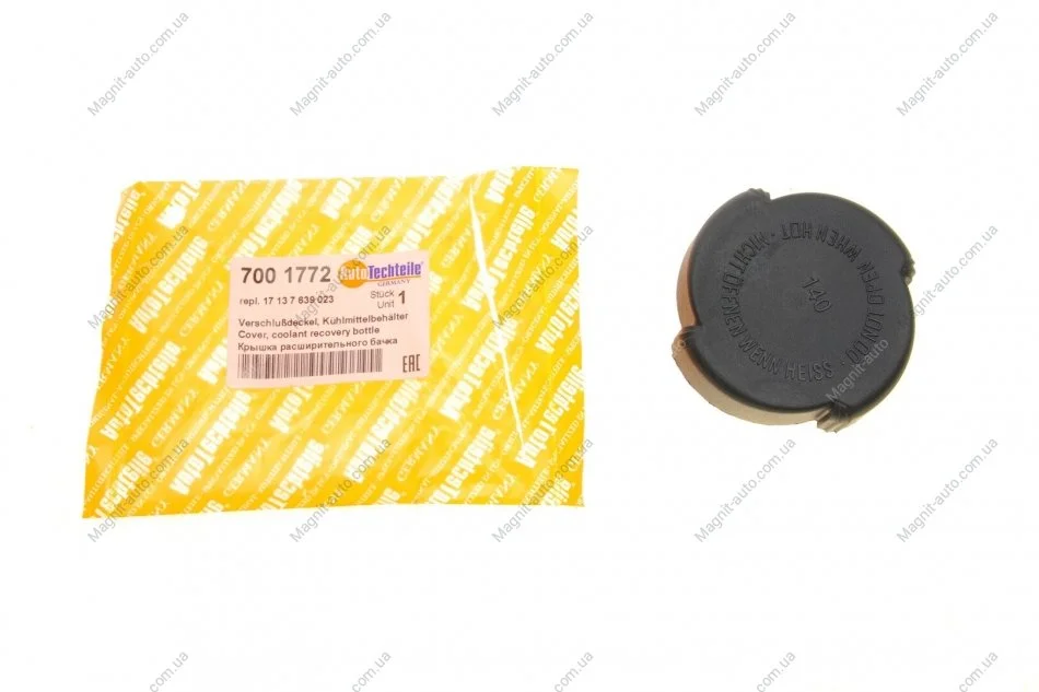 Кришка бачка розширення охолоджуючої рідини AUTOTECHTEILE 700 1772 (фото 1)
