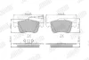 JURID FIAT Тормозн.колодки передн.Alfa Romeo 159 05- Jurid 573173J (фото 1)