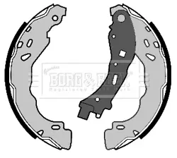 - Тормозные колодки для барабанов. BORG & BECK BBS6467 (фото 1)