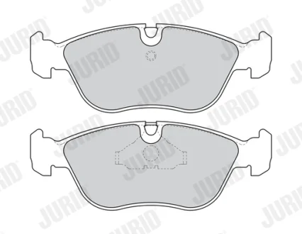 JURID VOLVO Тормозные колодки дисковые C70,V70 98-00 Jurid 571457J