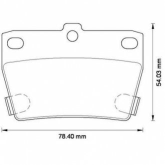 TOYOTA Тормозные колодки задн.Rav 4 II 00- Jurid 572488J