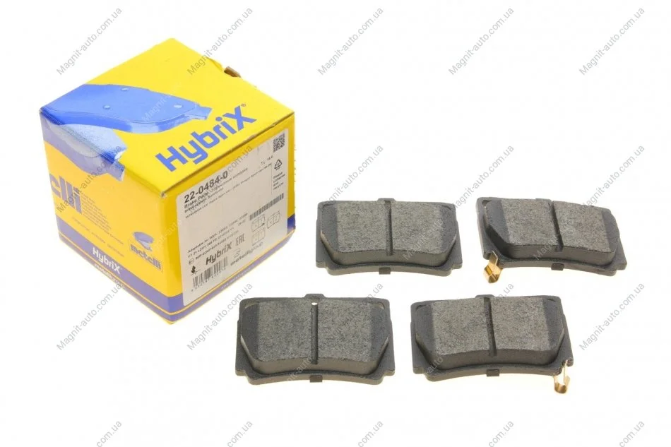 Комплект тормозных колодок (дисковых).) Metelli 22-0484-0 (фото 1)