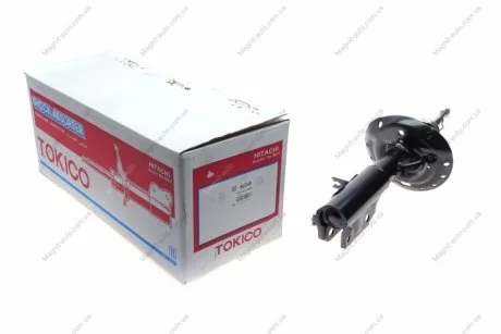 Амортизатор підвіски передній лівий газомасляний Honda City 09-/Fit/Jazz 08- TOKICO Tokico B2349