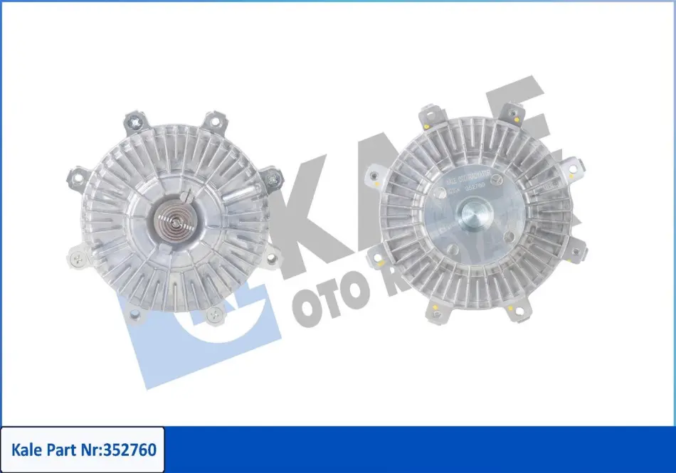 KALE HYUNDAI Вискомуфта вентилятора радиатора Galloper,H-1/Starex/100 2.5D/TD 93- Kale oto radyator 352760 (фото 1)