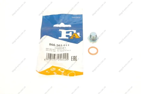 FISCHER OAS041 Масляная пробка + шайба M14x1.5x11 VAG Fischer Automotive One (FA1) 866.363.011
