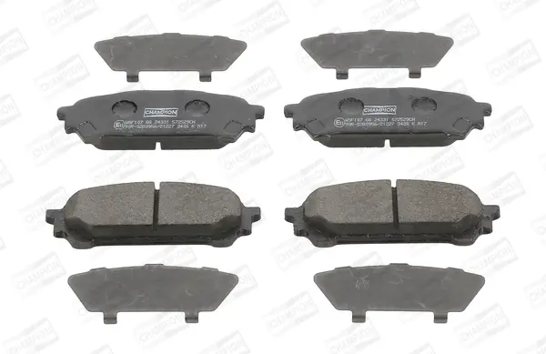 Колодки гальмівні дискові задні Subaru Forester (SG_) (02-12), Impreza Estate (GG) (00-08) CHAMPION 572529CH (фото 1)
