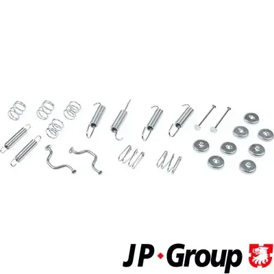 TOYOTA К-т крепления задних тормозных колодок LAND CRUISER 90 3.0 TD 96-02, PREVIA 2.4 90-00, LEXUS GS 400 97-00, LS (_F2_) 400 98-00 JP GROUP 4863952510 (фото 1)