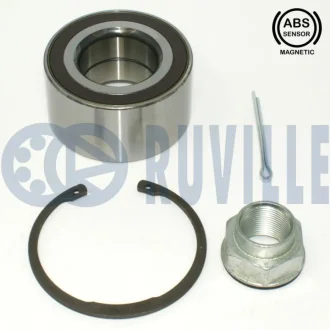 OPEL Подшипник ступицы (с кольцом ABS) Meriva 10-,Chevrolet Aveo 11- RUVILLE 221625