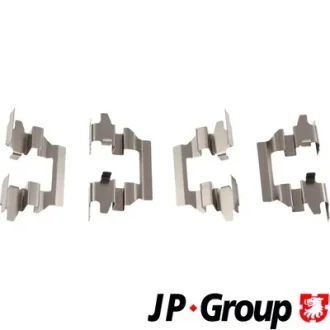Монтажний к-кт гальмівних колодок зад. MURANO/X-TRAIL/KOLEOS 01- JP GROUP 4064004110